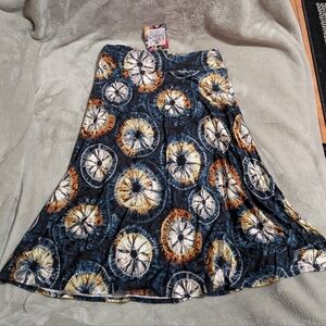 LAST CHANCE! Tie-Dye Patterned Skirt